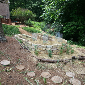 Rock Raised Veggie Garden Bed