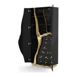 LAPIAZ BLACK Cabinet - Accent Chests And Cabinets