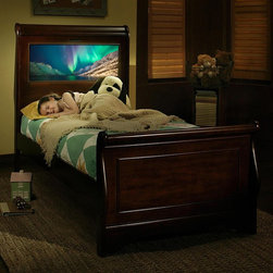 Lightheaded Bed - Edgewood with Backlit Headboard - Products