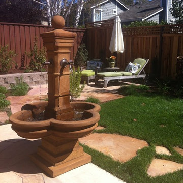 Private garden from Lawn Reduction
