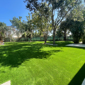Artificial grass installation