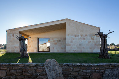 Contemporary exterior home idea in Other