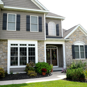 Mystic Gray Cut Cobble and Laytite