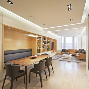 ニューヨークのモダンスタイルのLDKの画像