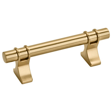 Davenport 3"/76mm Center-to-Center Champagne Bronze Cabinet Pull