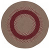 Colonial Mills Rug Corsair Banded Round Natural Round, 10x10'
