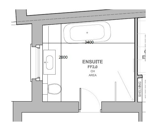 Need help for my Master Bathroom en-suite layout | Houzz UK