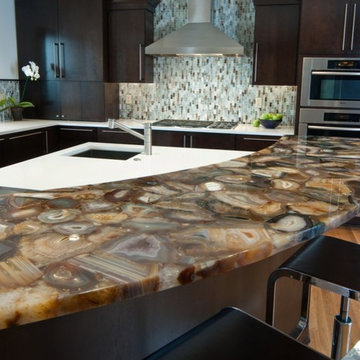 Brown Agate Kitchen Countertop