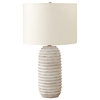 Lighting, 28"H, Table Lamp, Cream Resin, Ivory/Cream Shade, Transitional
