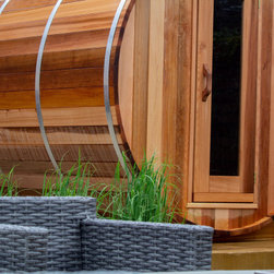 Barrel Sauna - Kit Sent and Customer Built it Themselves - Saunas