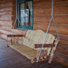 Glacier Country Collection Porch Swing, Exterior Stain Finish