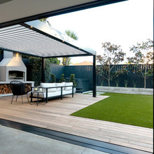 outdoor fireplace