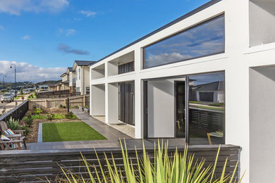 Design ideas for a contemporary home design in Wellington.