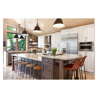 Lake Retreat - Rustic - Kitchen - Other - by Studio Three Beau | Houzz