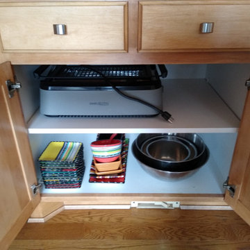 Pull outs shelves help in every area of their home