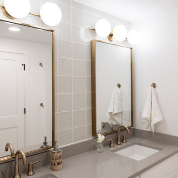 Midcentury Modern Basement Remodel