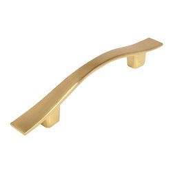 Cosmas - Cosmas 8902BB Brushed Brass Cabinet Pull - Cabinet And Drawer Handle Pulls
