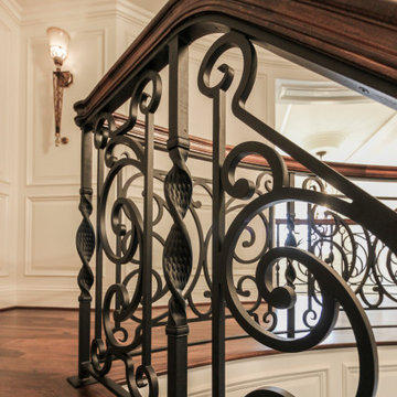 Project #74 | Circular Staircase with Hand-Forged Metal Panels