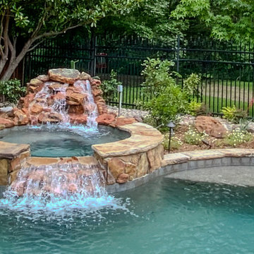 Luxury Pool-Side Retreat with Native Plantings | Allen, TX