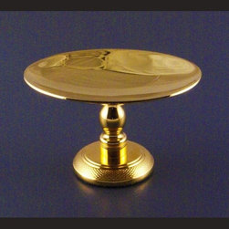 Cristal et Bronze 1850 Cisele Free Standing Oval Brass Soap Holder - Soap Dishes & Holders