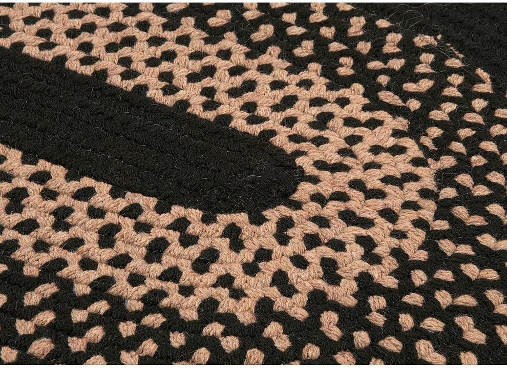 Madison - Jet Black 3' round, 3' Round - Contemporary - Area Rugs - by ...