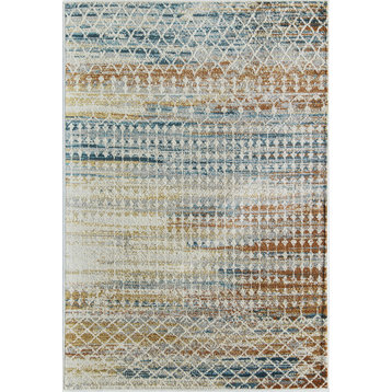 Amelie Vintage Abstract Soft Touch Area Rug, 8' X 10'