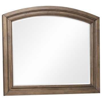 Flynnter Bedroom Mirror in Medium Brown B719-36