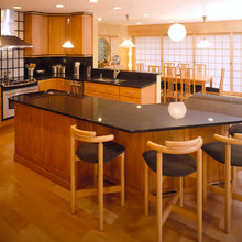 Medium wood kitchen