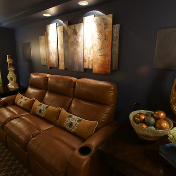 Peacock Artwork Inspires Theater Design