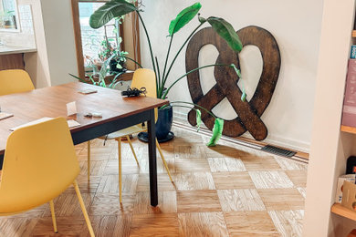 Eclectic dining room photo in Philadelphia
