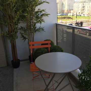 Séjour scandinave et touches ethniques chic