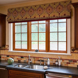 Kitchen Window coverings - Roman Shades