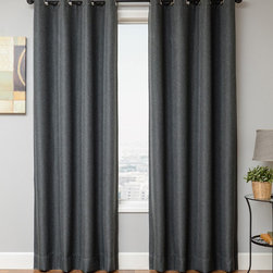 Blindsgalore Signature Drapery Panel: Euro Linen Blackout - Curtains