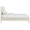 Arden Panel Wood King Bed, Driftwood White