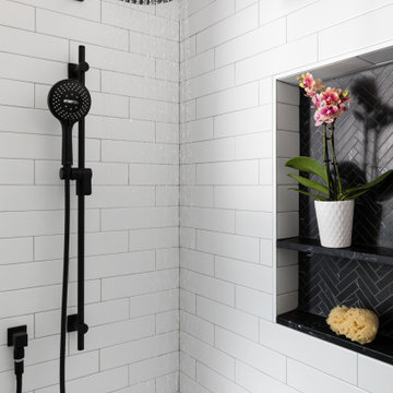 Oakland Lower Hills Transitional French Noir Bath