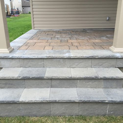 Wood to Stone Deck - Landscaping Stones And Pavers