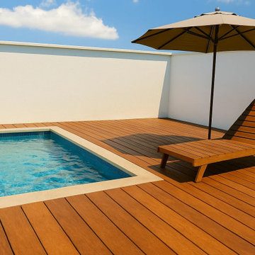 Pool Bamboo Flooring