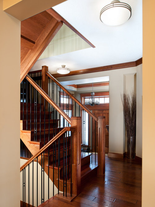 Best Craftsman Staircase Design Ideas & Remodel Pictures Houzz