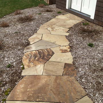 Stone used for outdoor living areas