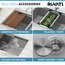 Ruvati RVH9300 Apron Front 16 Gauge 36" Kitchen Sink Single Bowl