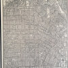 Vintage Los Angeles Map, Framed Original LA Map-Authentic 1940s