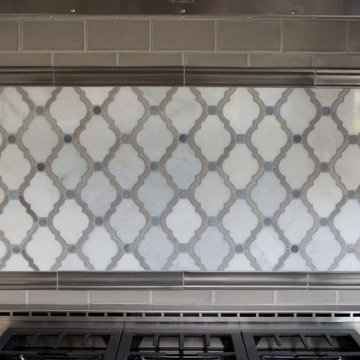Gray and White Kitchen in St. Charles