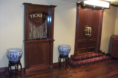 Elegant home theater photo in Other