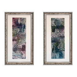 Composition l & ll - Mixed Media Art