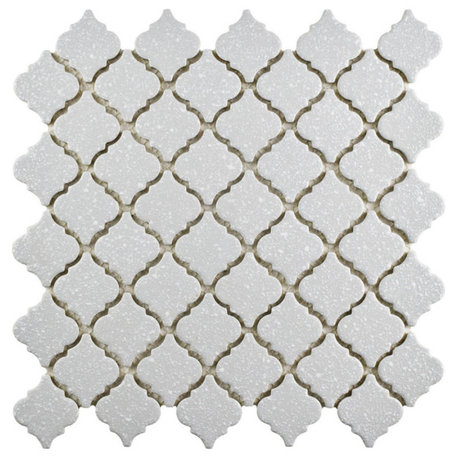 Hudson Tangier Mosaic Floor and Wall Tile, Crystalline Grey