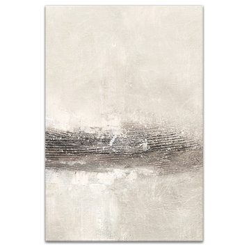 Shimmer Gray Abstract I 20"x30" Canvas Wall Art