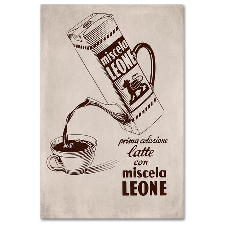 Vintage Apple Collection 'Cafe Leone' Canvas Art, 30x47