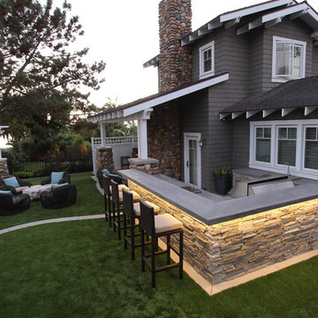 Del Mar backyard living