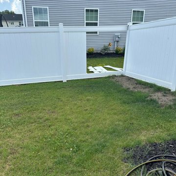 Vinyl Fence Installation - Lewiston
