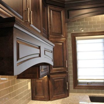 Geneseo, IL- Rich Mocha Stained Cabinets and Cambria Berwyn Quartz Kitchen
